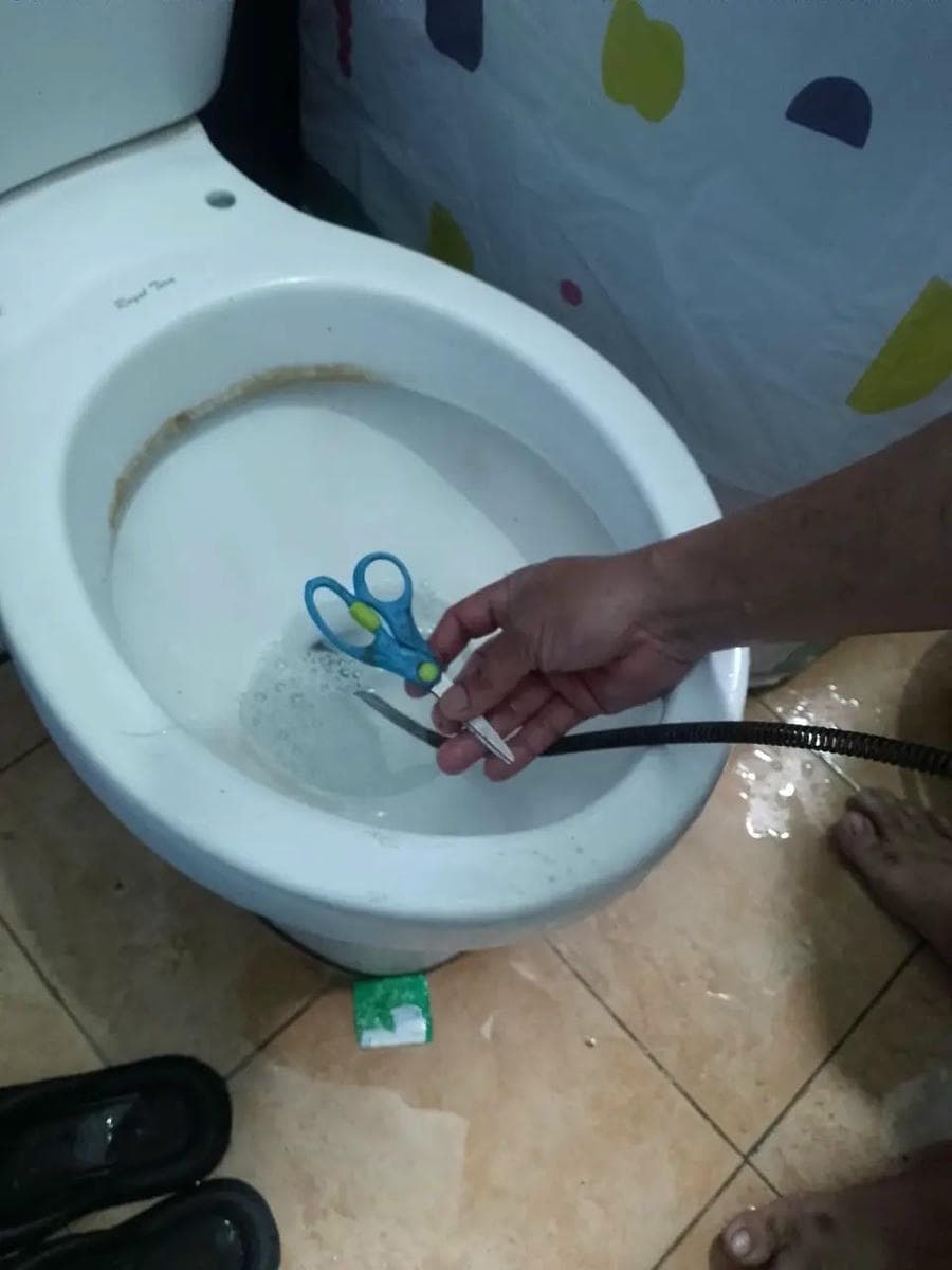 Yıldırım tuvalet tıkanıklığı